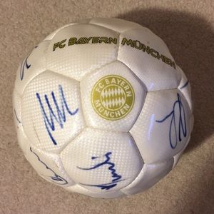 Signed FC Bayern Munich Soccer Ball